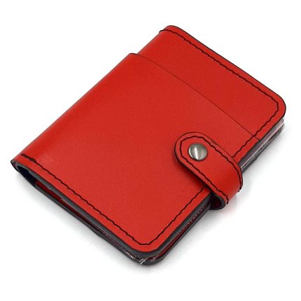 portofel acte auto de dama piele naturala rosie talon permis1