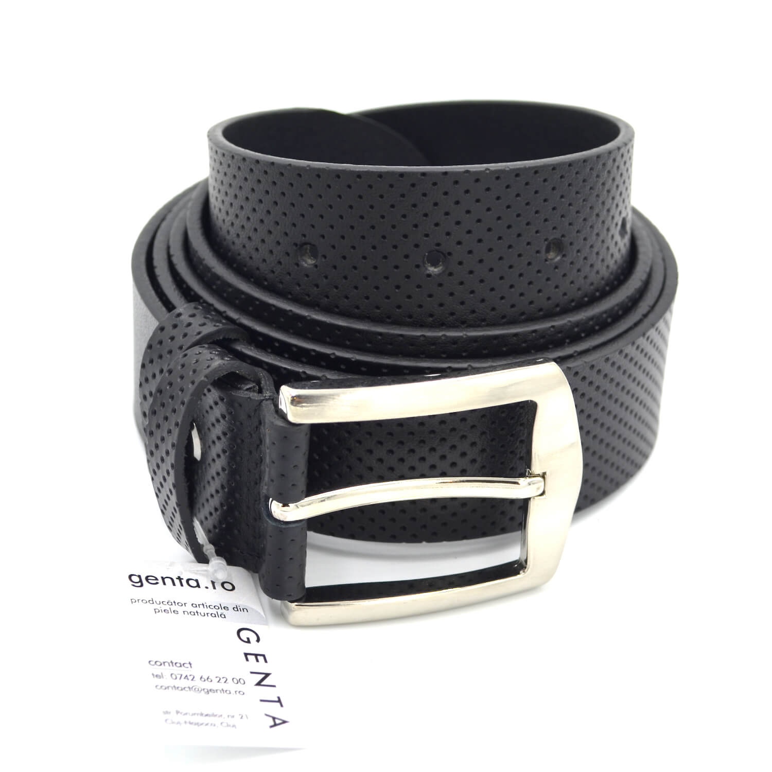 curea barbati piele naturala perforata neagra curea barbati piele naturala perforata neagra