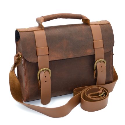 geanta dama piele maro vintage 2