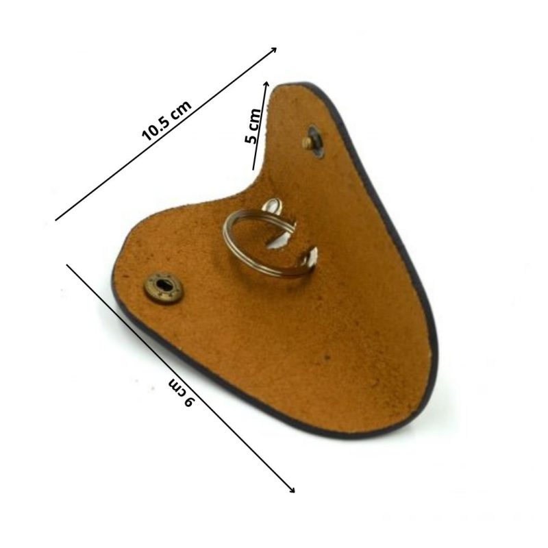 husa breloc chei piele naturala