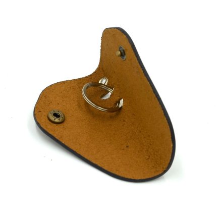 husa breloc chei piele naturala vintage