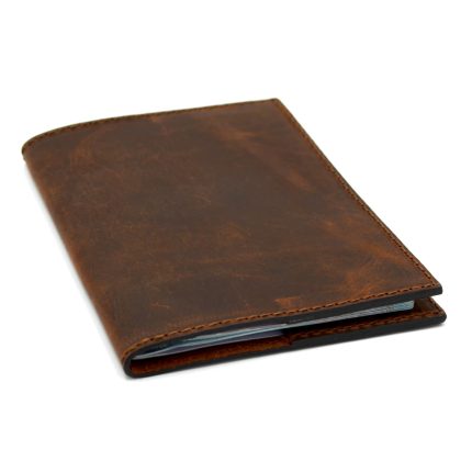husa pasaport piele maro vintage 4