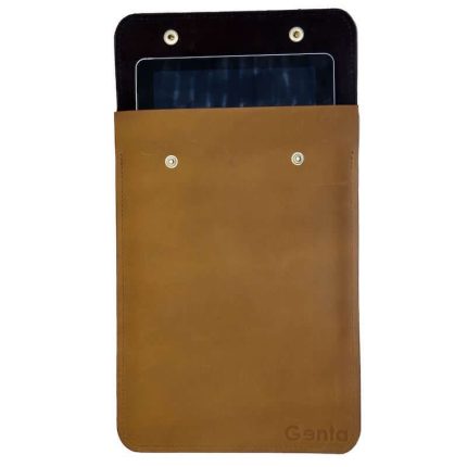 husa tableta maro piele naturala tableta universala 10″