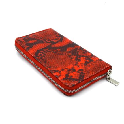 portmoneu dama piele fermoar rosu forme1