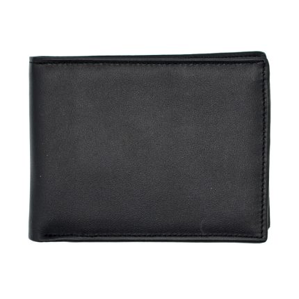 portofel barbati piele naturala negru