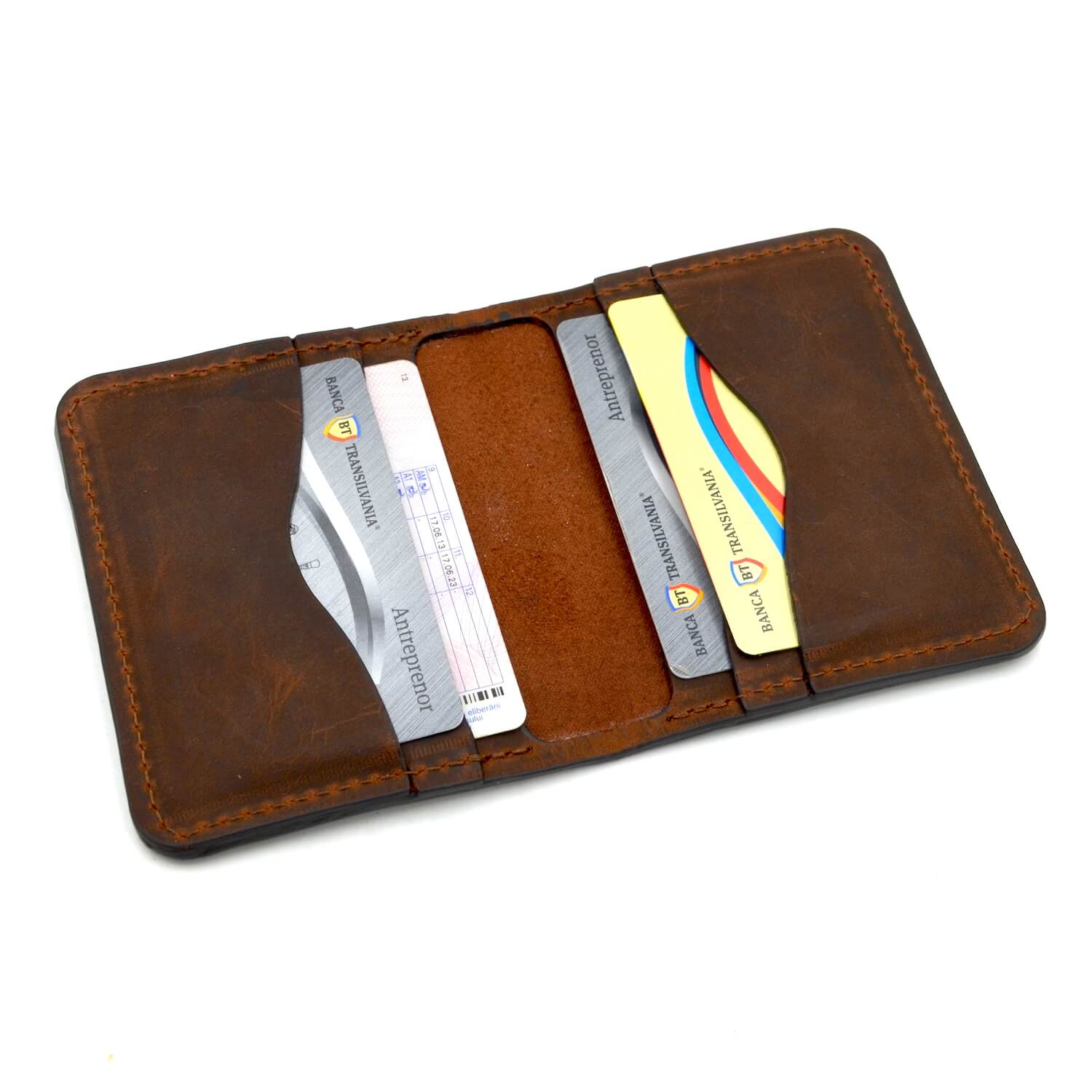 portofel minimal cardholder barbati piele naturala vintage carduri3 portofel minimal cardholder barbati piele naturala vintage carduri3