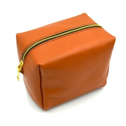 trusa portfard piele maro