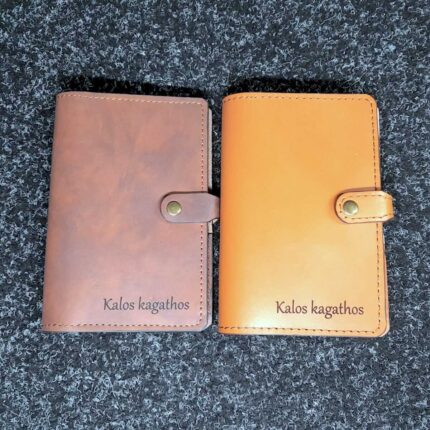 agende a5 piele maro personalizate1